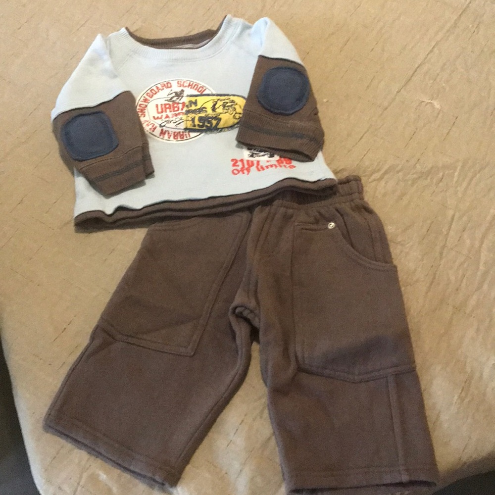 Mish boys 2 pc outfit Size 12 months